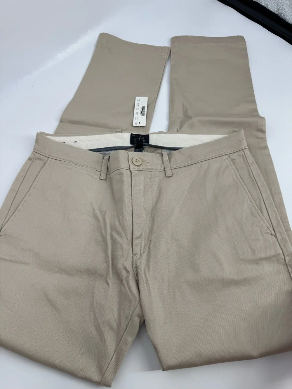 NWT J. Crew 484 Slim Fit Stretch Chino Pants Weathered Chino Neutral Work 30x32